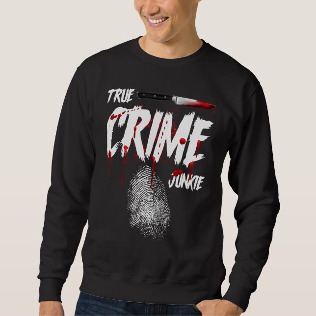 Serial Killer Documentaries Älskare & True Crime J Lång Ärmad Tröja (Framsida)