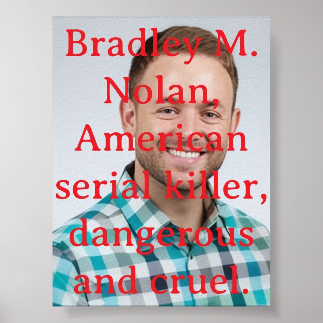 Serial killer poster (Framsidan)