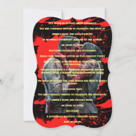 Serial-mördarbröllopsinbjudan