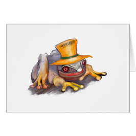 Serie av lyckliga djur "4", hälsningskort