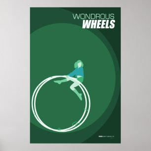 Serie för Brattleboro cirkusaffisch - hjul Poster