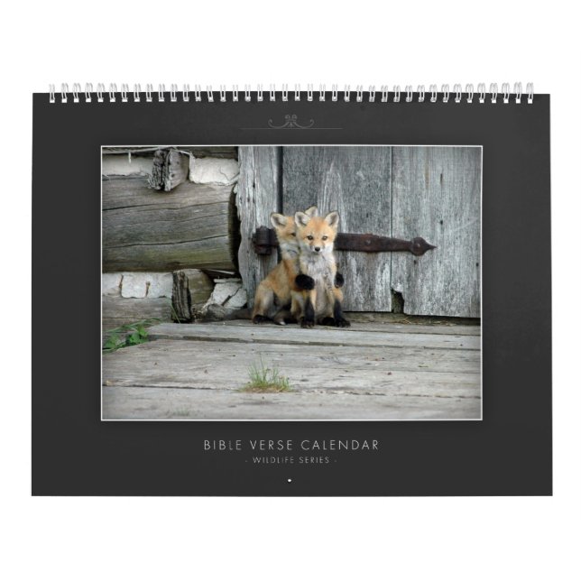 Serie för djurliv för bibelVersekalender Kalender (Omslag)