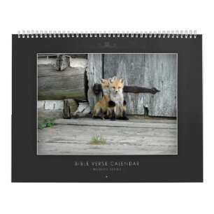 Serie för djurliv för bibelVersekalender Kalender