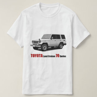 Serie HZJ77 för Toyota landkryssare 70 Tee Shirt