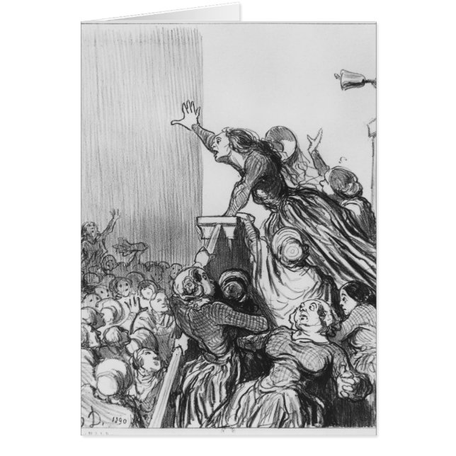 Serie 'Les Divorceuses Hälsningskort (Framsidan)