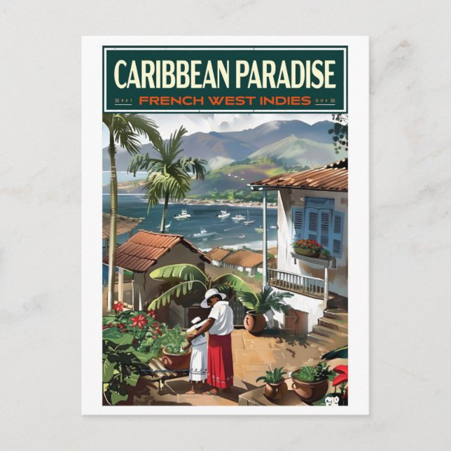 Série L'île aux Fleurs 2ZFT67-12 Vykort (Framsida)