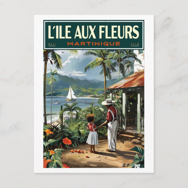 Série L'île aux Fleurs 2ZFT67-16 Vykort (Framsida)