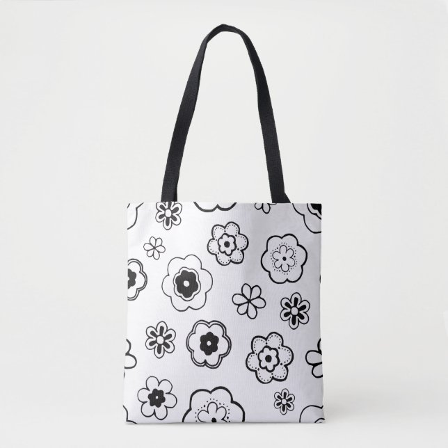 serieblommor shoppingbag tygkasse (Framsida)