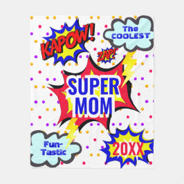 Seriebok Coolast Super Mamma Statistik Kulast Fleecefilt