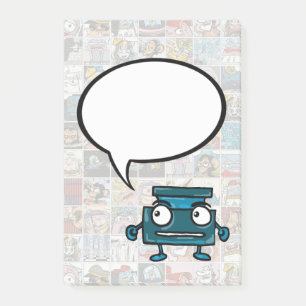 Seriebubbla Min Meddelande Post-it-lappar Post-it Block