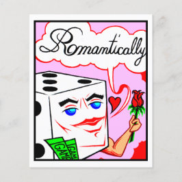 Seriekort #2084 Lucky Dice Konsttryck