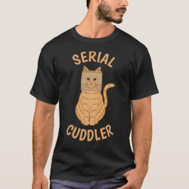 Seriell Cuddler Cute Orange Cat T Shirt