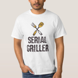 Seriell griller Grill BBQ Master Grill cutlery T Shirt