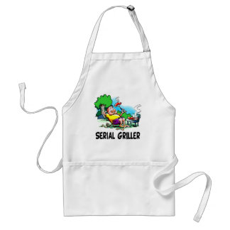 Seriell GrillerBBQ-fanatiker Förkläde