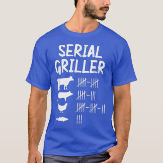 Seriell grillning av Gris-kyckling och fiskfångare T Shirt