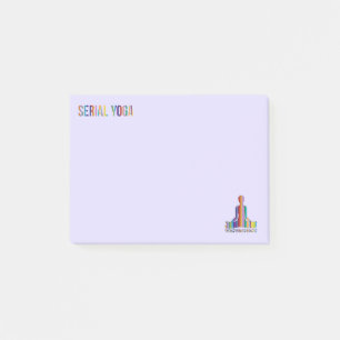 seriell yoga - Pad-fil för anteckningar Post-it Block