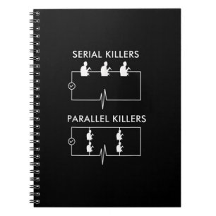 Seriella mördare Parallel Killers Electrician Lny Anteckningsbok