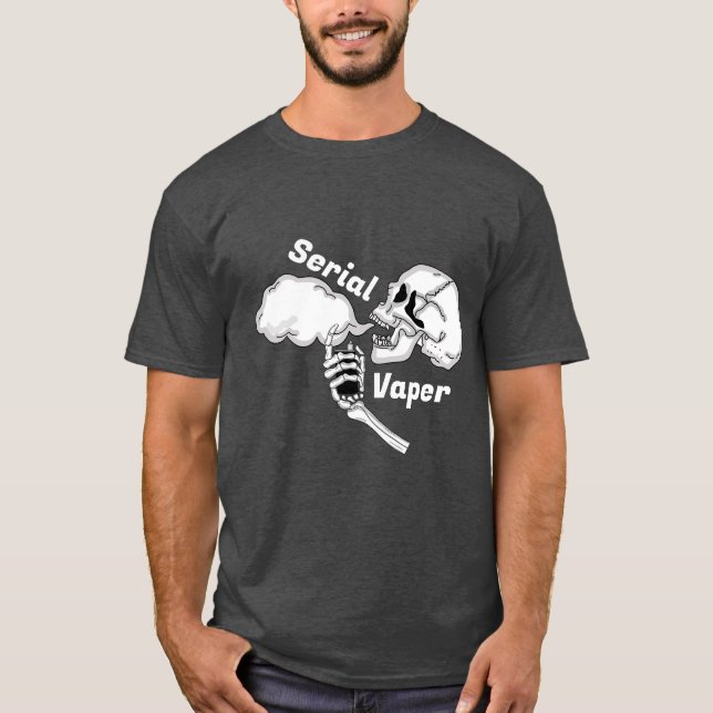 Seriellt dokument | Bladskull och ben T Shirt (Framsida)