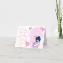 Seriemamma Med Sin Bebis Flickan Kort