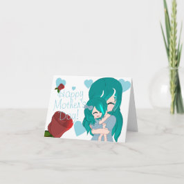 Seriemjuk mor- och dotterkort helgkort