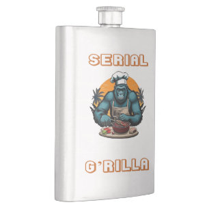 Seriemördare G'rilla Master BBQ Grillare Kul Puns Fickplunta