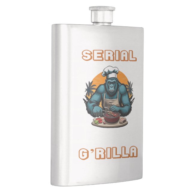 Seriemördare G'rilla Master BBQ Grillare Kul Puns Fickplunta (Höger)