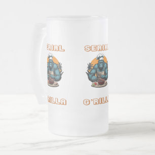 Seriemördare G'rilla Master BBQ Grillare Kul Punsc Frostat Ölglas