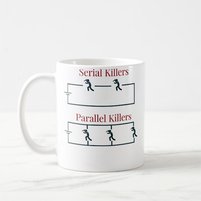 Seriemördare Kaffemugg (Vänster)