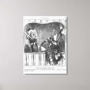 Serien "Actualites", den nya napolitan Canvastryck