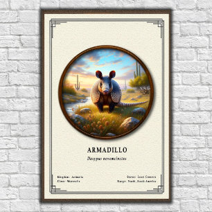Serien Armadillozoologi Poster
