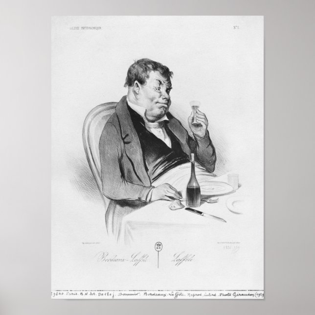 Serien Galerie physionomique, Bordeaux Poster (Framsidan)