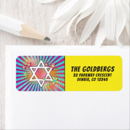 Serier Serietidning Bar Mitzvah Bat Mitzvah Tal Returadress Etikett
