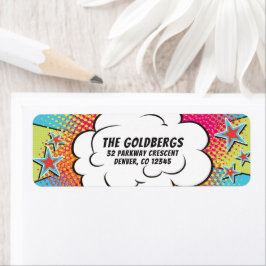 Serier Serietidningsbaren eller Bar eller Bat mitz Returadress Etikett