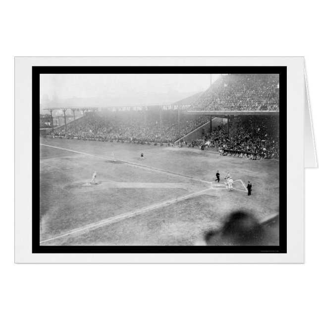 Series Baseball Mathewson 1913 Hälsningskort (Framsidan Horizontal)