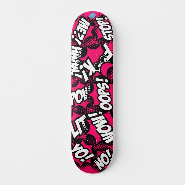 Seriestil Mini Skateboard Bräda 18,5 Cm (Framsida)