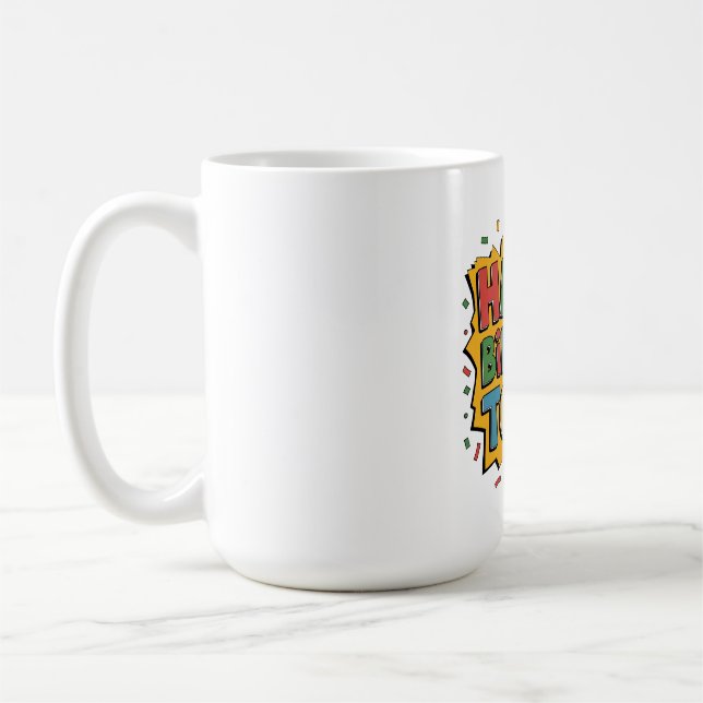 Serietåget Grattis på födelsedagen Kaffemugg (Vänster)