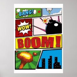 Serieteckensnittsfont! Poster