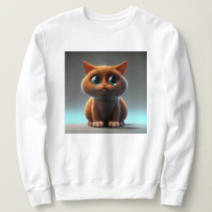 serieteckning av en söt katt t shirt
