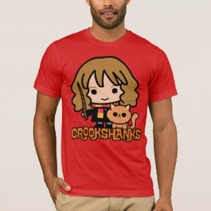 Serieteckning Hermione och Crookshanks T-shirt