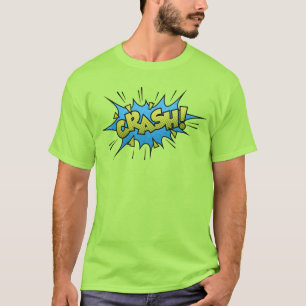 Serieteckning Krocka Bubbla Grön T Shirt