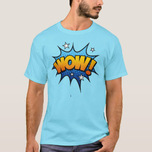 Serieteckning Wow Utrop T Shirt