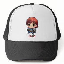 Serieteknad Knight Chibi Kid Karaktär Lastbilschau