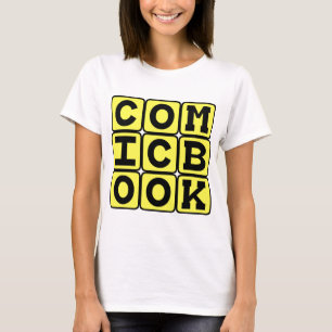 Serietidning, grafisk roman t shirt