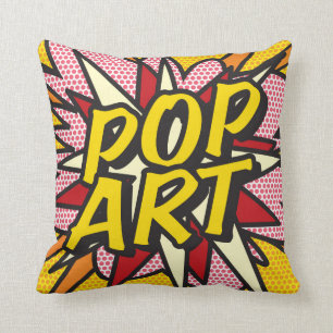 Serietidning POP ART WHAM! kudde kuddfall