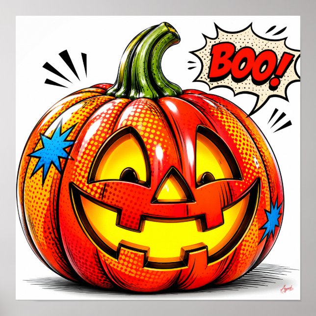 Serietidning Pow Pumpkin I. Poster (Framsidan)