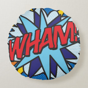 Serietidning WHAM! rund kudde