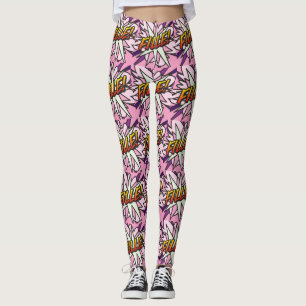 Serietidnings Pop Art Flicka Leggings