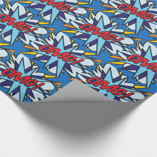 Serietidnings Pop Art OMG Presentpapper