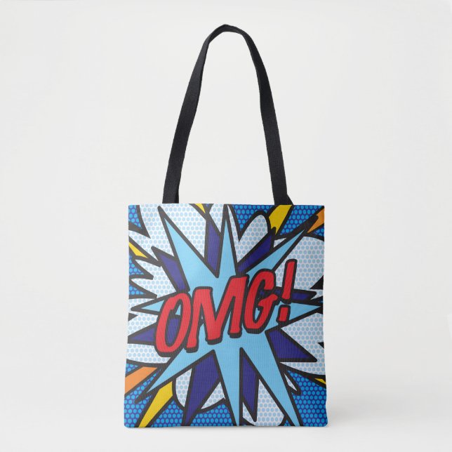 Serietidnings Pop Art OMG! Tygkasse (Framsida)