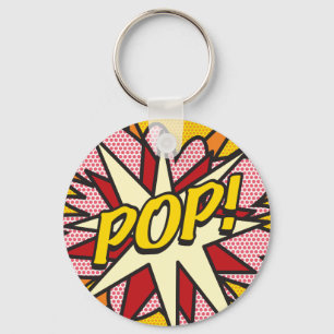 Serietidnings Pop Art POP! Nyckelring